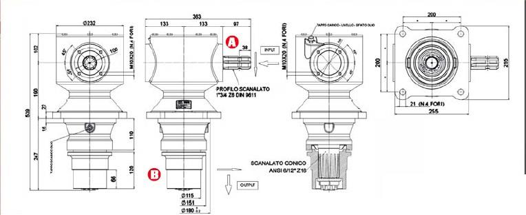 Gearbox For Trenchers - Soil Tillage