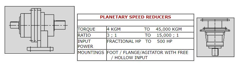 Reduction Planetary Gearbox