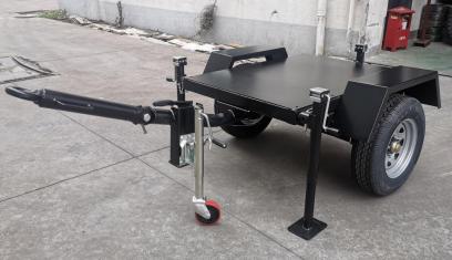 Aluminum Cargo 2 Wheel Utility Trailer for Sale Load 1500kg