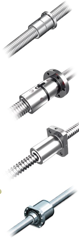 SFE Series Precision CNC Lead Ball Screw of SFER01616A2 SFER02020A2 SFER02525A2 SFER03232A2 SFER04040A2