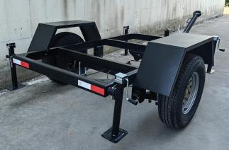 Tractor Trucks Car 2 Wheel Trailer Load 2500kg with Parking Brake