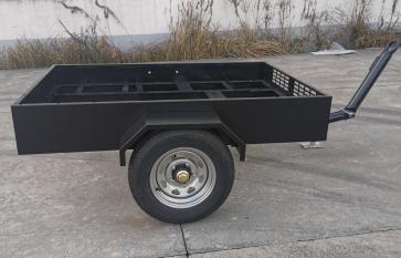 2 Wheel Truck Trailer with Load Capacity 1000kg with Fence for Moving Water Pump Equipment