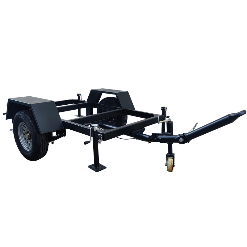 Tractor Trucks Car 2 Wheel Trailer Load 2500kg with Parking Brake