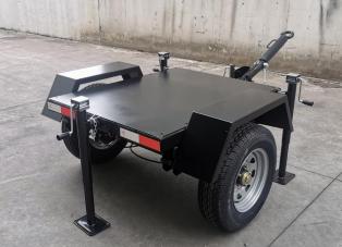 Aluminum Cargo 2 Wheel Utility Trailer for Sale Load 1500kg