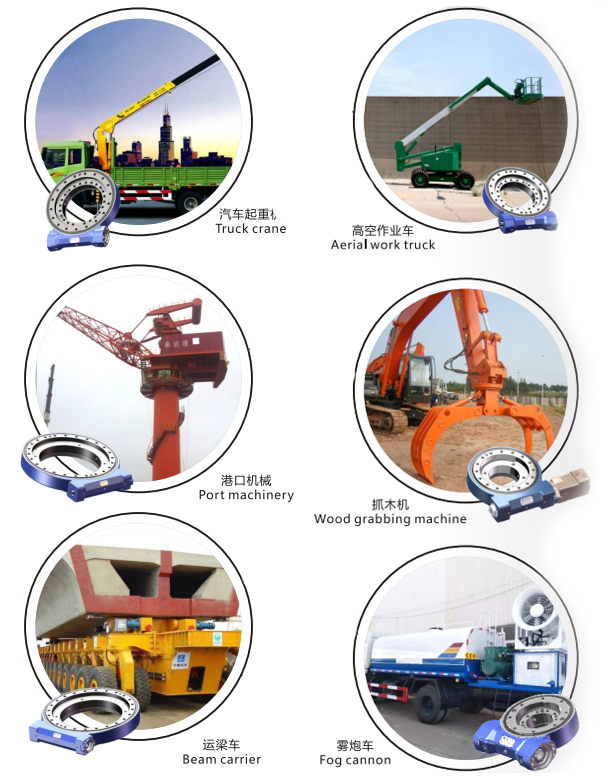 JE7 Ratio 45:1 Slewing Drive Gearbox Reducer Worm Gear Slew Drive