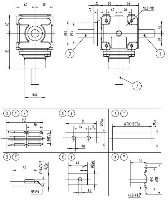 11HP Agricultural Gearbox Series 104 for Shredder