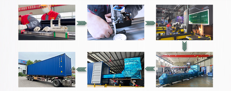 EP Three-chuck Metal Aluminium 6m 9m Pipe Laser Cutter Automatic Feeding Tube Cutting Machine