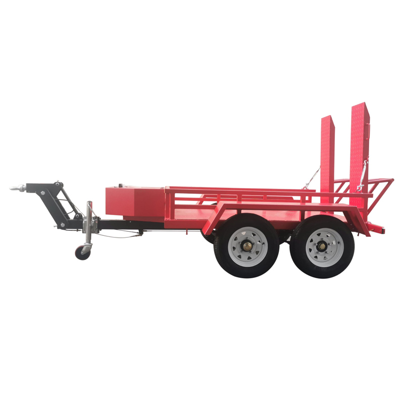 Firefighting Robot Fire Pump Excavator ATV 4 Wheel 1500kg Load Tractor Transport Trailer