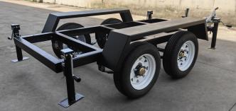1500kg Load 4 Wheel Mobile Car Tow Dolly Car Steel Frame Chassis Trailer