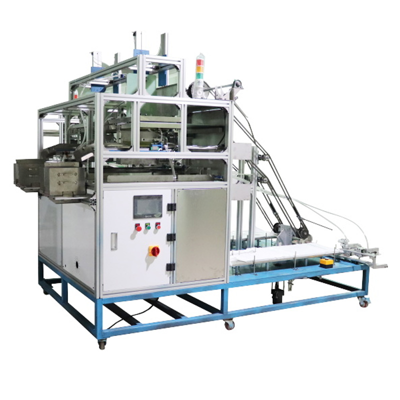 Folding Packaging Machine for Folding Packaging of PE Aprons Scarves Plastic Bag Tablecloths Medical Plastic Pads