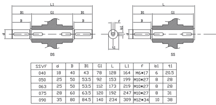 SSVF63 Customizable ODM Worm Gearbox Stainless Steel 304 Speed Gear Reducer