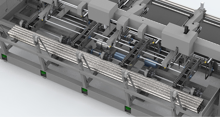 EP Three-chuck Metal Aluminium 6m 9m Pipe Laser Cutter Automatic Feeding Tube Cutting Machine