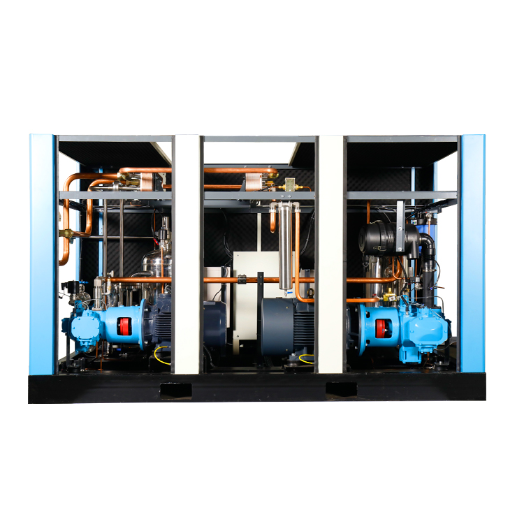 Patent Technology 30 bar ~40 bar  High Pressure Oil-free PM VSD Two-stage Rotary Screw Booster Air Compressor for PET Blower Mac