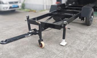 2-wheel Trailer with Load of 4000kg for Moving Medium-sized Air Compressor Equipment
