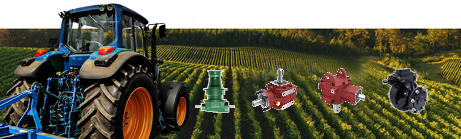 Agricultural T92 Series 163HP Gearbox for Rotary Mower Bales Shredders