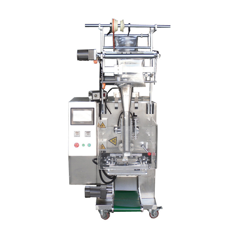 HL320 Automatic Vertical Measuring Cup Metering Machine for Candy Puffed Food 30-80bags/min Plastic Filling Wrapping Gluing