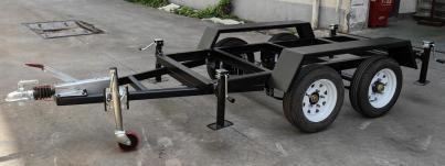 1500kg Load 4 Wheel Mobile Car Tow Dolly Car Steel Frame Chassis Trailer