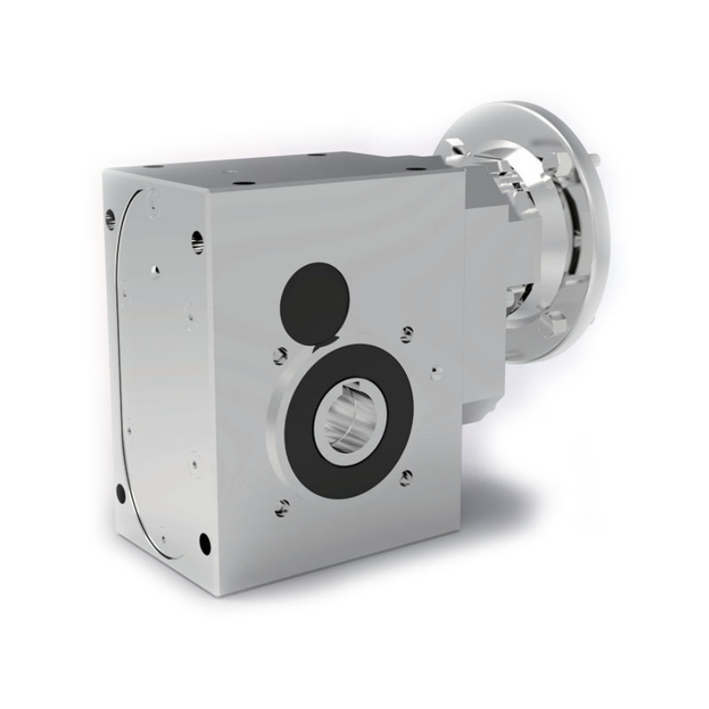 SSKM050 304 Corrosion Resistant Stainless Steel Hypoid Gearbox Reducer Worm Gearing Arrangement with ODM Customization Support