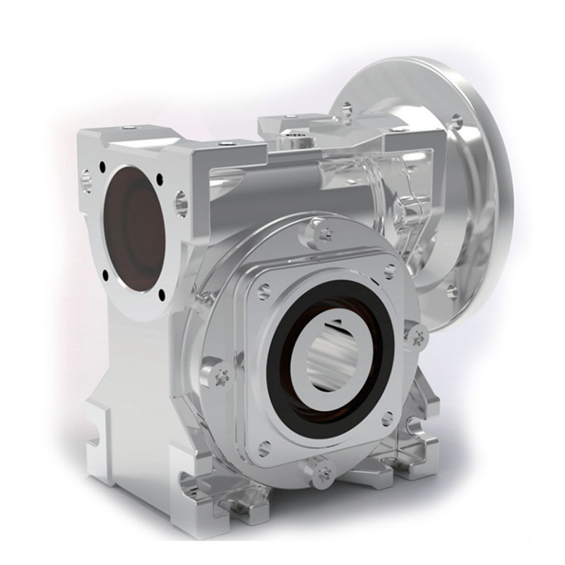 Corrosion Resistant SSRV050 Stainless Steel Worm Gearbox Customizable ODM Motor Drive Speed Reducer with Gear Wheel Reduction