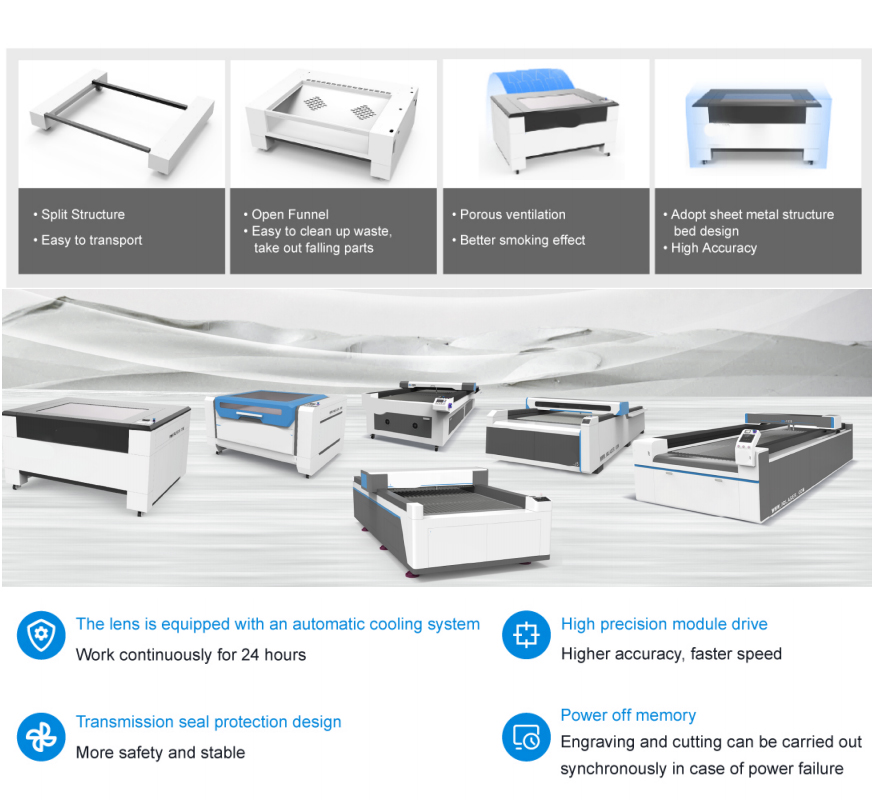 CO2 Small Lazer Printer Acrylic Laser Cutter Mini Laser Cutting Machine
