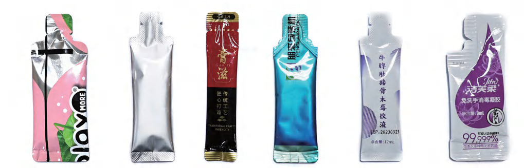 Irregular Sachet Granule Back Seal Packing Machine Plastic Bag Food Packaging Gluing Filling Wrapping for Various Particles