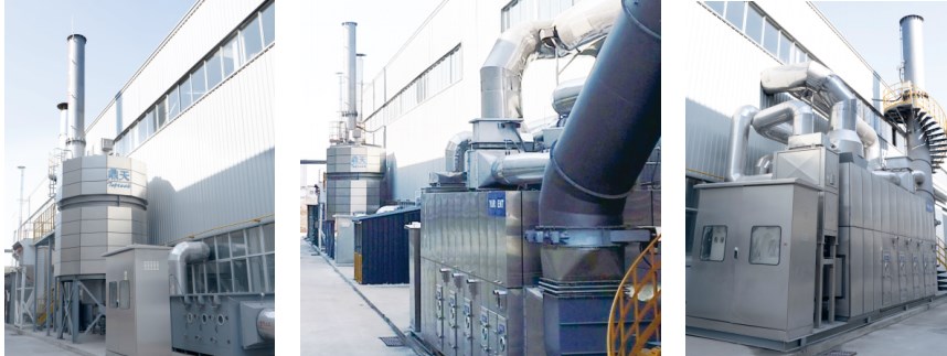 Fine Chemical Industry VOCs Exhaust Gas Treatment RTO Regenerative Thermal Oxidizer