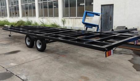 4 Wheeled 4000kg Load Travel Trailer for Camping, Traveling, Shipping Containers, RVs