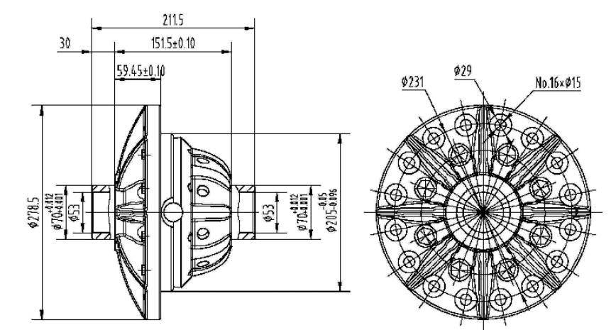 Agricultural 5964 Series Gearbox 1:1.8 Ratio Planetary and Worm Arrangement for Machinery Farm and Industry Applications