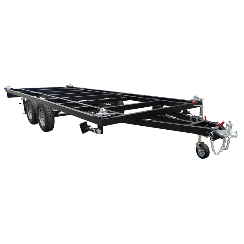 4 Wheeled 4000kg Load Container Mobile Home Travel Camper RV Trailer