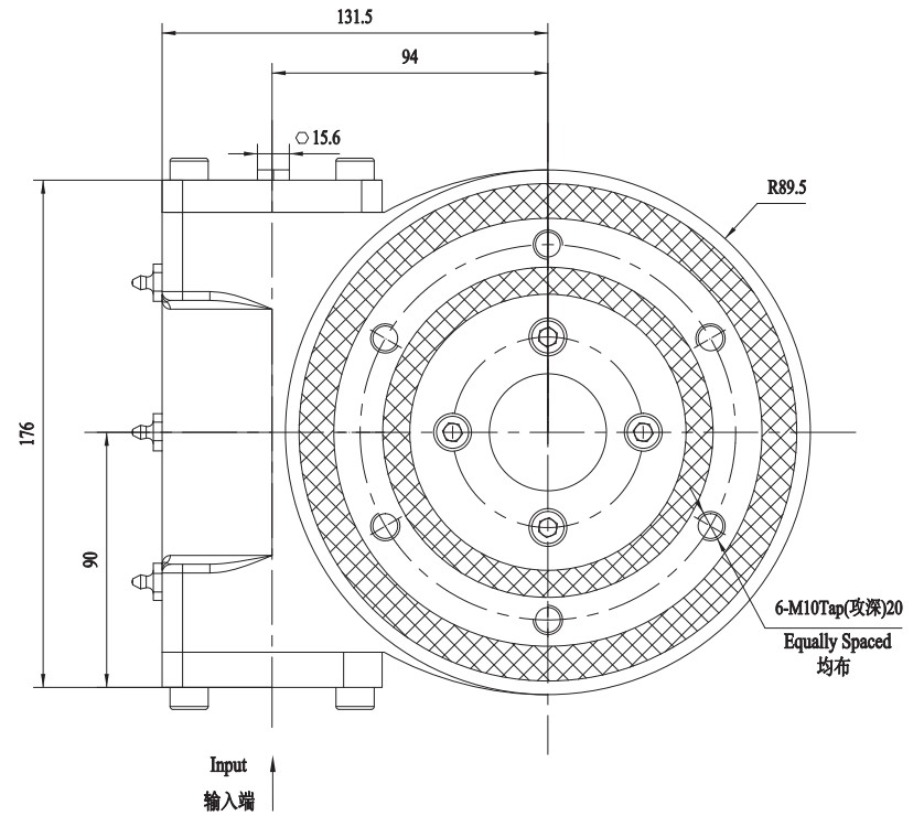 Multifunctional for Aerial Lifts Slewing Drive Fga Series Fga5c Gearbox Made in China