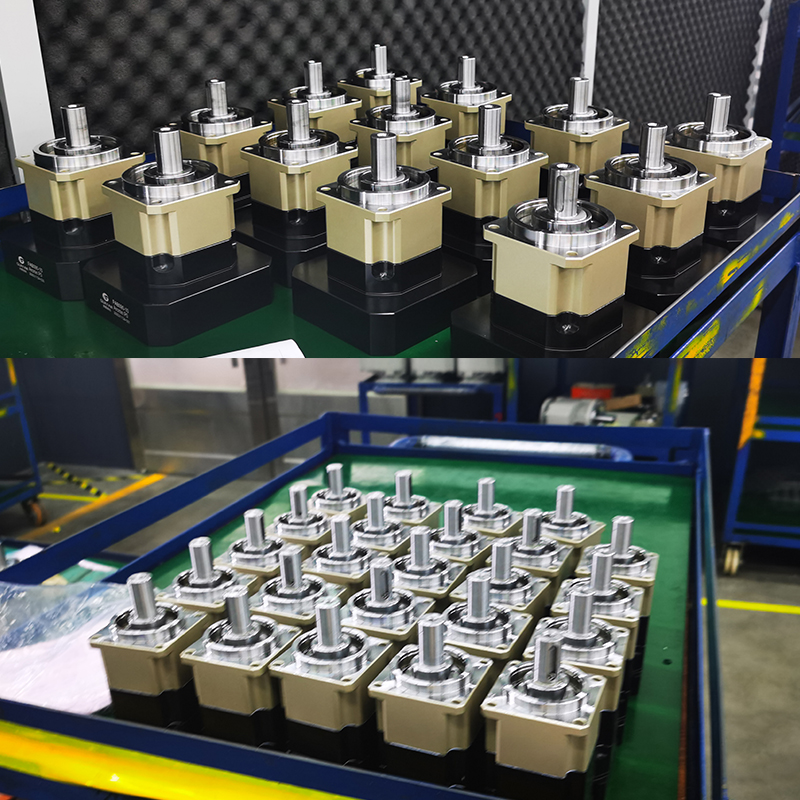 Precision Helical Gear Reducer High Torque Planetary Gearbox Right Angle for Servo and Stepper Wholesale Precision 90 Degree