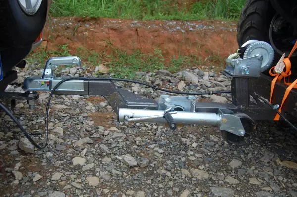 1000lbs JW1602 Jockey Wheel 6 Solid Wheel Trailer Jack With Hardware