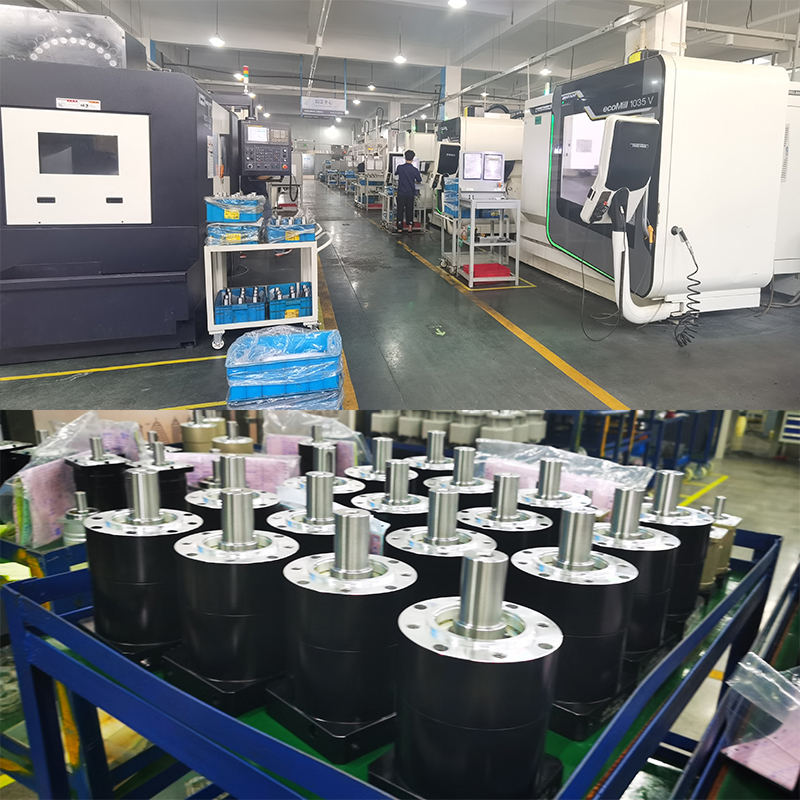 Precision Helical Gear Reducer High Torque Planetary Gearbox Right Angle for Servo and Stepper Wholesale Precision 90 Degree