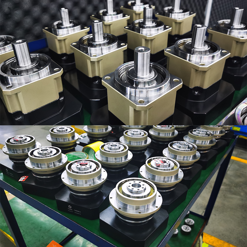 Precision Helical Gear Reducer High Torque Planetary Gearbox Right Angle for Servo and Stepper Wholesale Precision 90 Degree