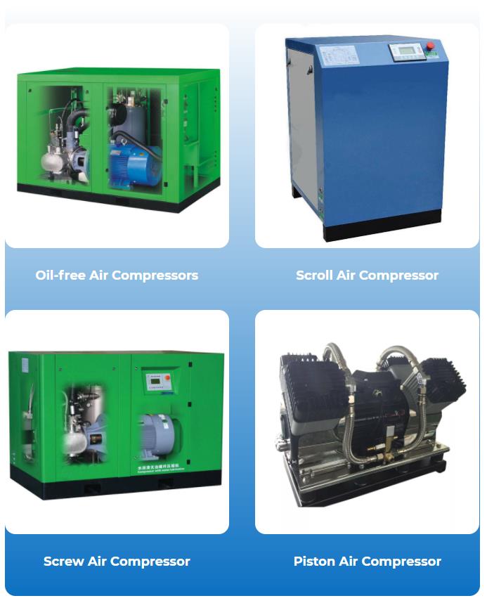 Air Pump 200l All in One Screw Air Compressor With Tank Single Cold Dryer 7.5kw Screw Compressor