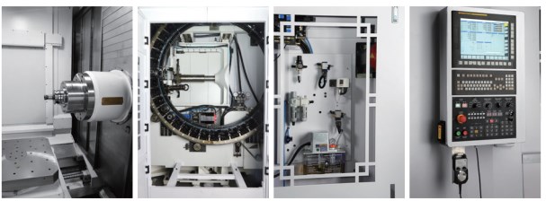 Two Pallets HMC500P CNC Lathe Cutting Metal Working Machine Horizontal Machining Center