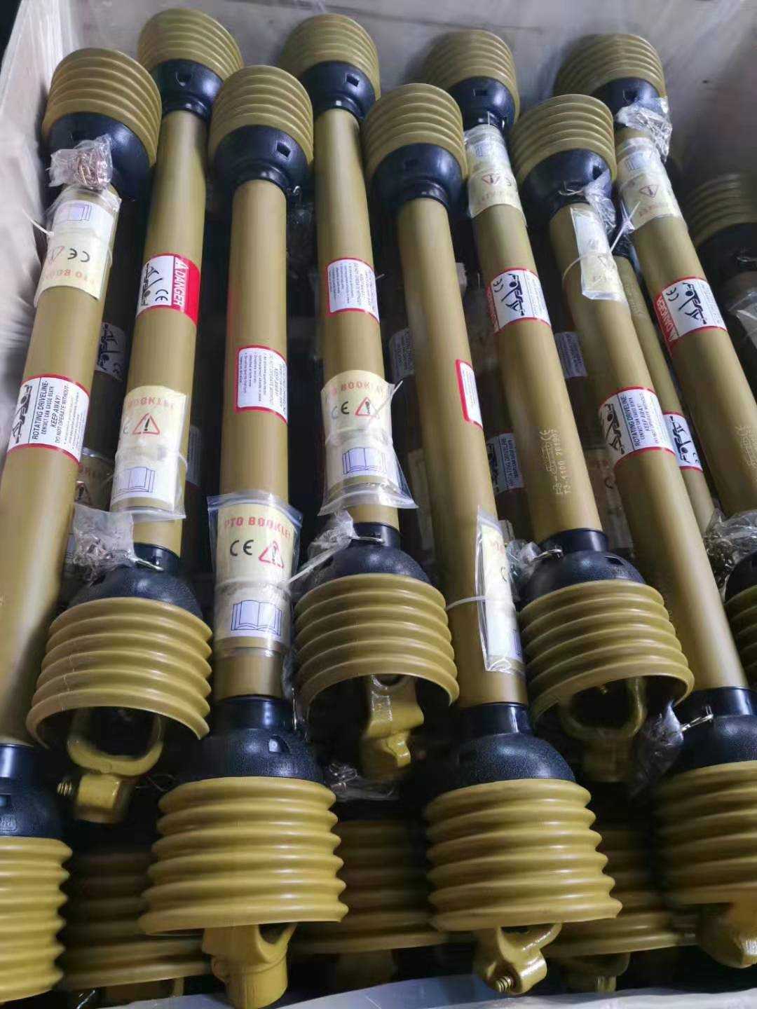 Agricultural Kubota Tractor Parts Driveline Yoke Tube Cover Steel Cardan Drive Pto Shafts With Split Clutch for Bush Hog