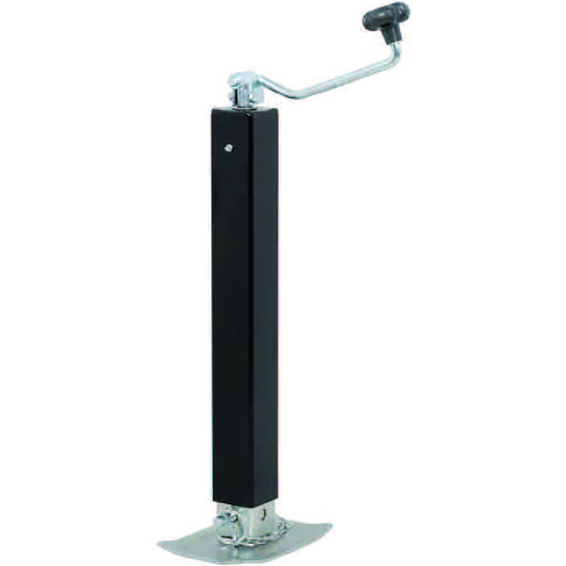 1BJY-TJ-35 Capacity 7000LBS Drop Leg Topwind Trailer Parts and Accessories Trailer Direct-Weld Square Jack With Footplate