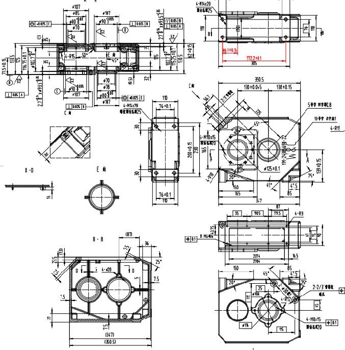 Agricultural Tractor Pto Gearboxes for Powered Generator  Drilling Conveyor
