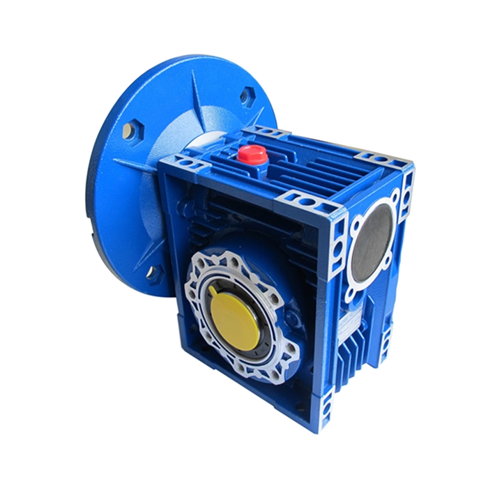 NMRV 090 Worm Gearbox NRV Hollow Shaft Reduction Gearbox Ratio Spare Parts High Precision 90 Degree Planetary Gear Box Speed
