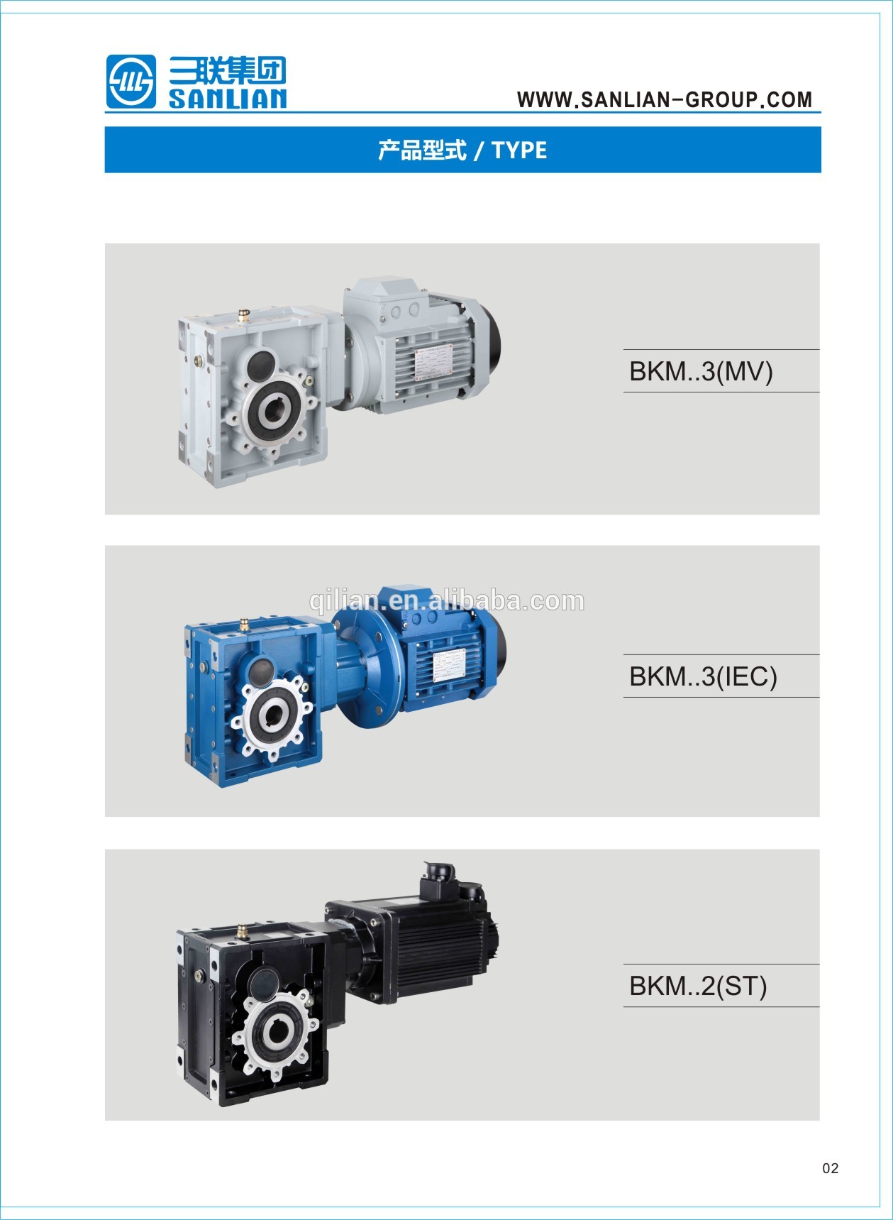 BKM075 Gearbox Worm Reduction  Gearmotor   0.4kw,0.5kw,0.75kw,1kw,1.5kw,2kw,3kw,4kw Gearbox High Torque Helical Gear Box