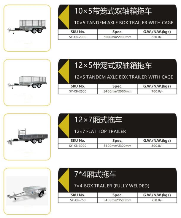 2021 8x5 Heavy Duty Fully Welded Box Trailer With Cage