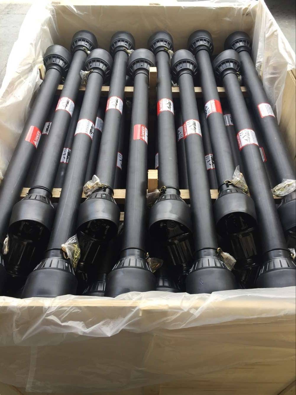 Agricultural Kubota Tractor Parts Driveline Yoke Tube Cover Steel Cardan Drive Pto Shafts With Split Clutch for Bush Hog