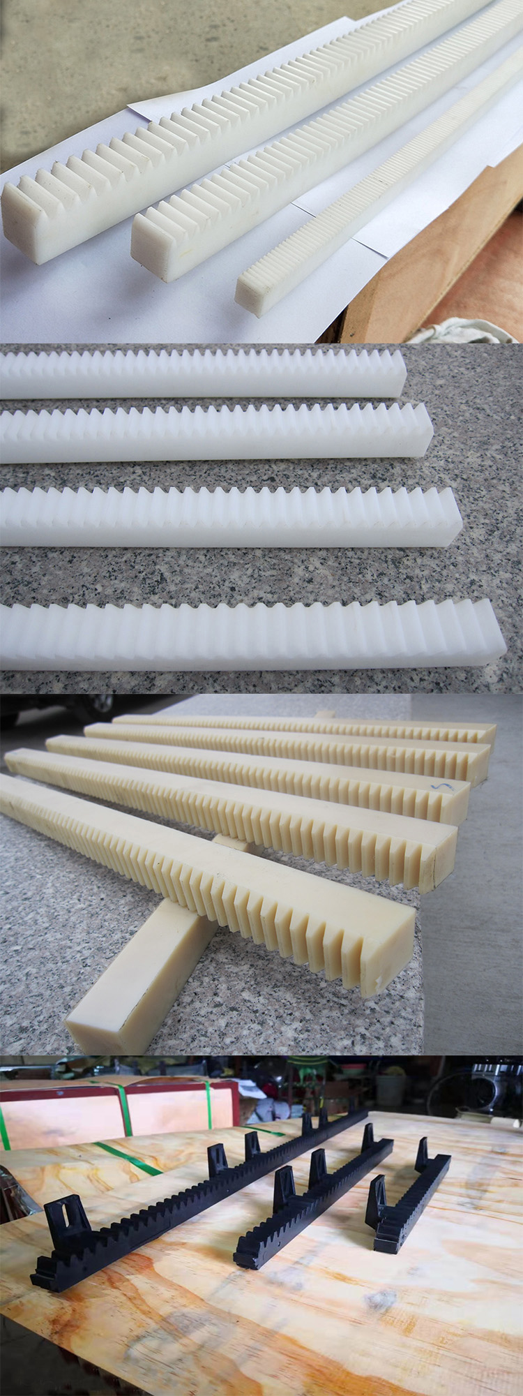 Great Strength Plastic Flexible Gear Rack and Pinion