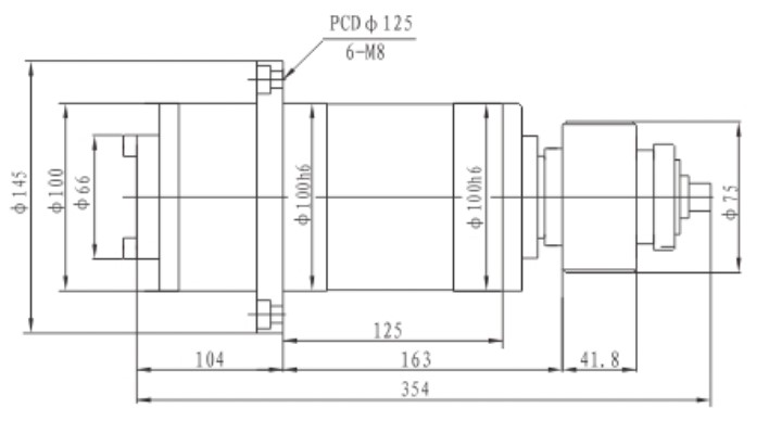 Factory Manufacture Various  Cnc Machine Center Spindle Unit with Good Quality