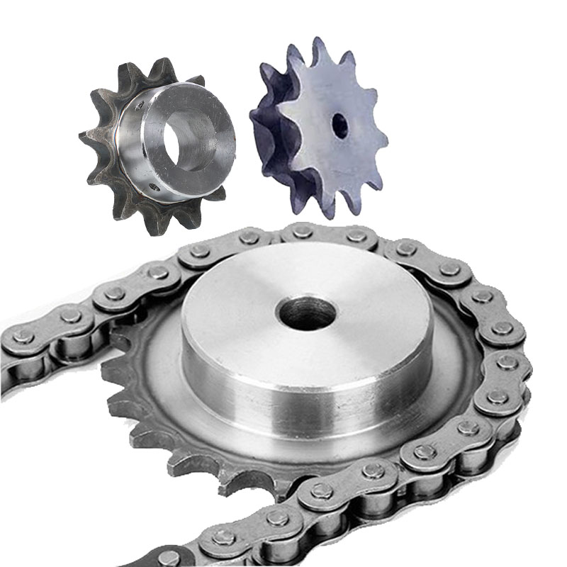 High Quality 72t Htd 5m Double Flange Timing Pulley with Bearing