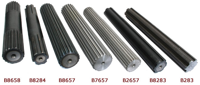 Forging Steel Long Knurled Grooved Tube Drive Shafts Aluminum Transmission Input Output Axle Hollow Spline Shaft