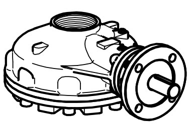 JB2920 Standard Bevel Gear Box Flange Type B Chinese Three Claw BA Series