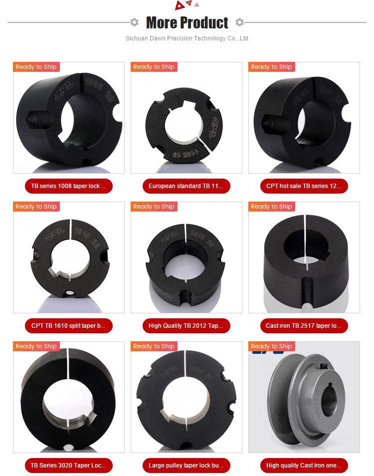 HZPT SPA100-02-1610, SPA V-Belt Pulley, 2 Grooves, 105.5mm OD with 1610 TB