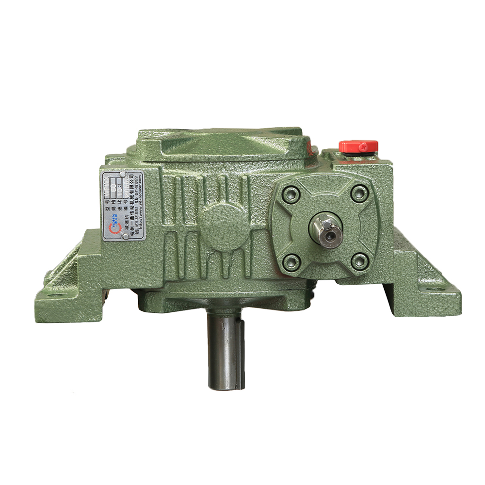 WPWX 1:40 Ratio Gearbox  Spiral  Bevel Helical Gear Box  90 Degree Transmission Helical and Bevel Gearbox